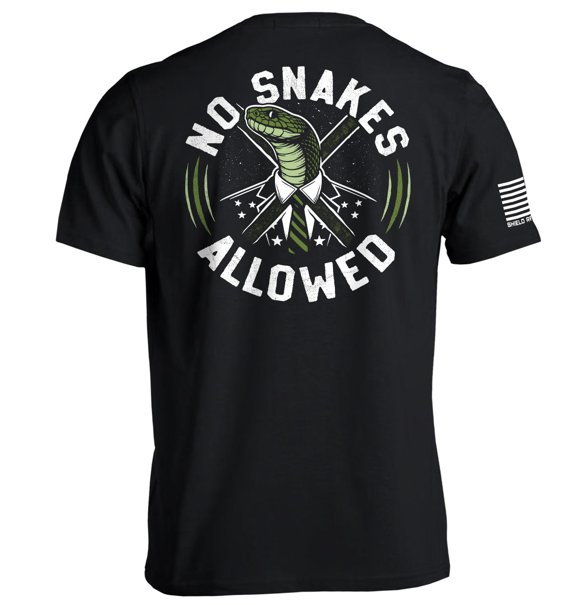 No Snakes Allowed Shield Republic