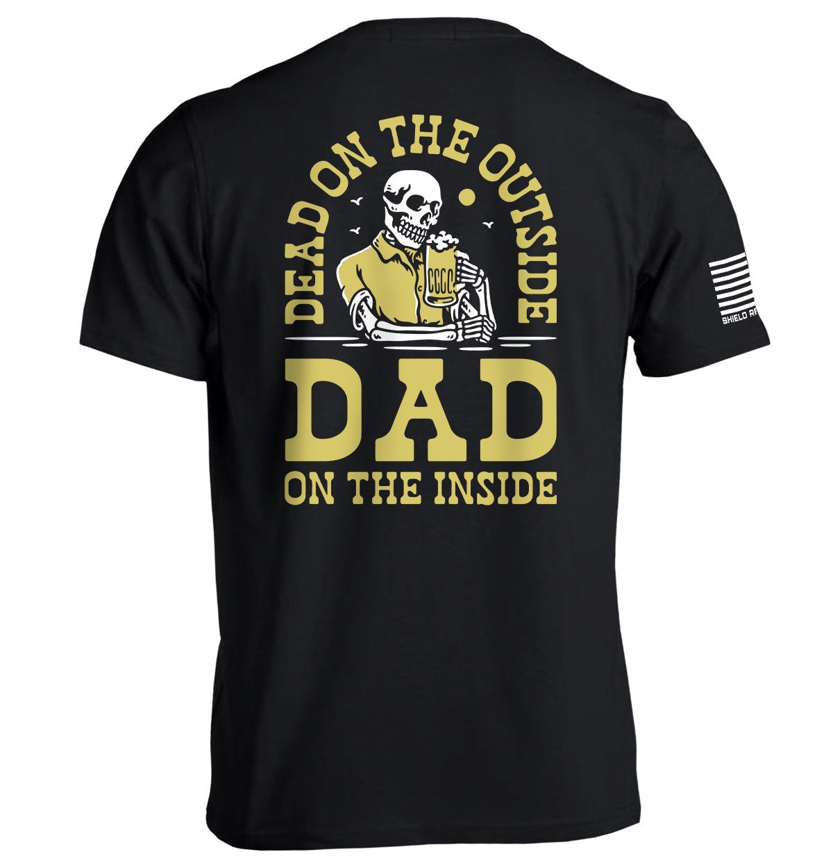 Dad On The Inside Shield Republic