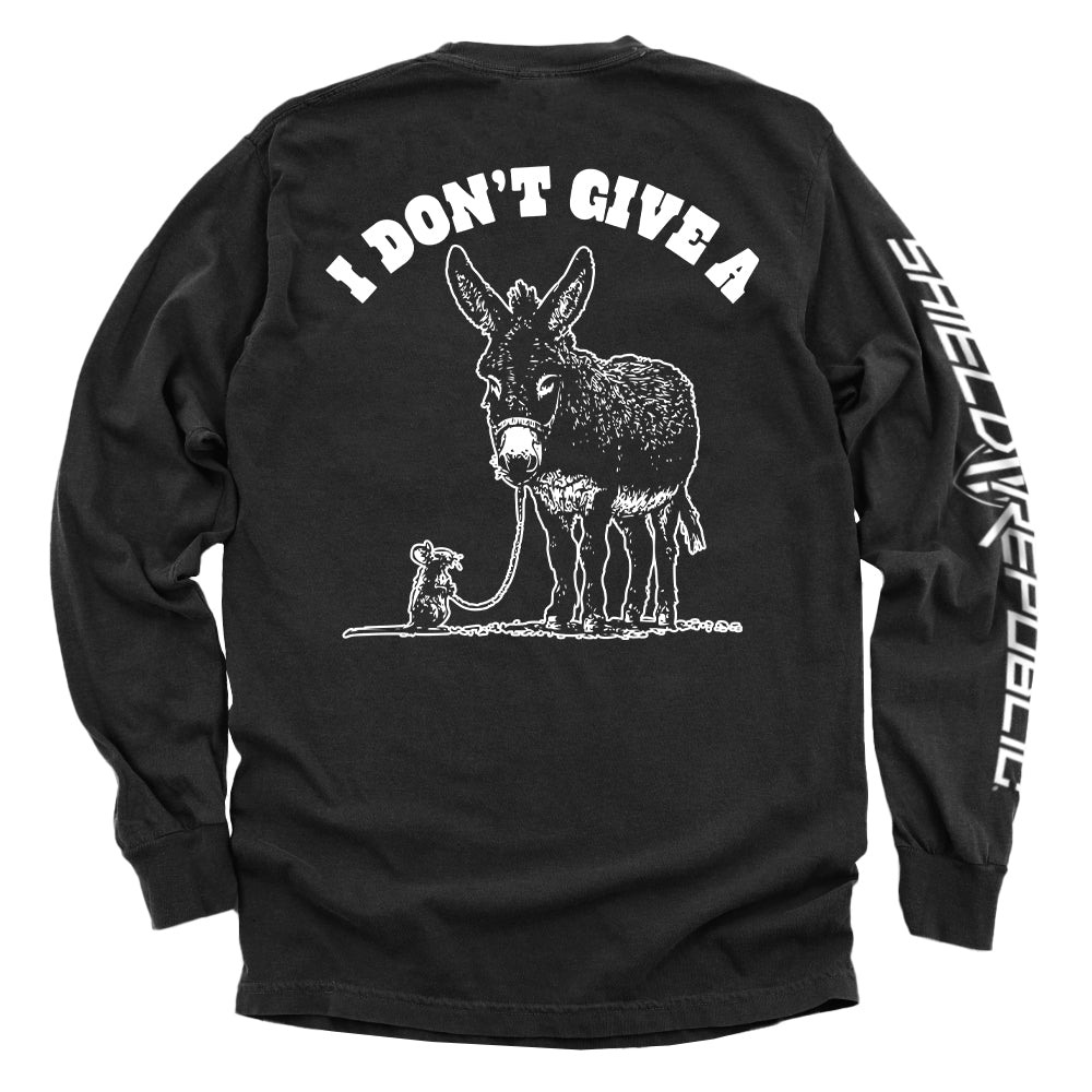 I Don't Give A Rat's Ass (Back Print) Shield Republic