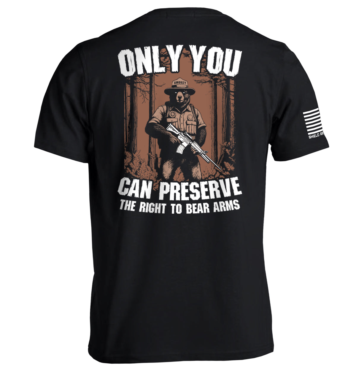 Only You can Preserve the the Right to Bear Arms Shield Republic