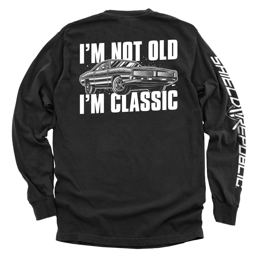 I'm Not Old I'm Classic Shield Republic