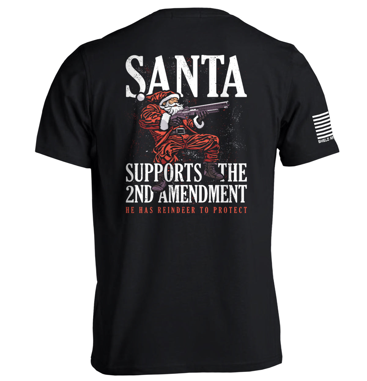 Santa Supports the 2nd Amendment Shield Republic
