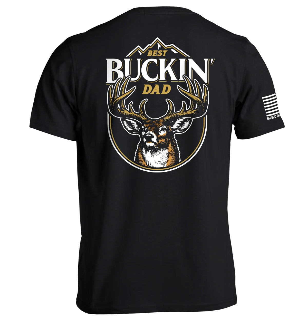 Best Buckin' Dad Deer Shield Republic
