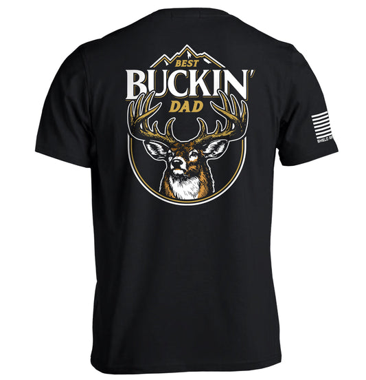 Best Buckin' Dad Deer Shield Republic