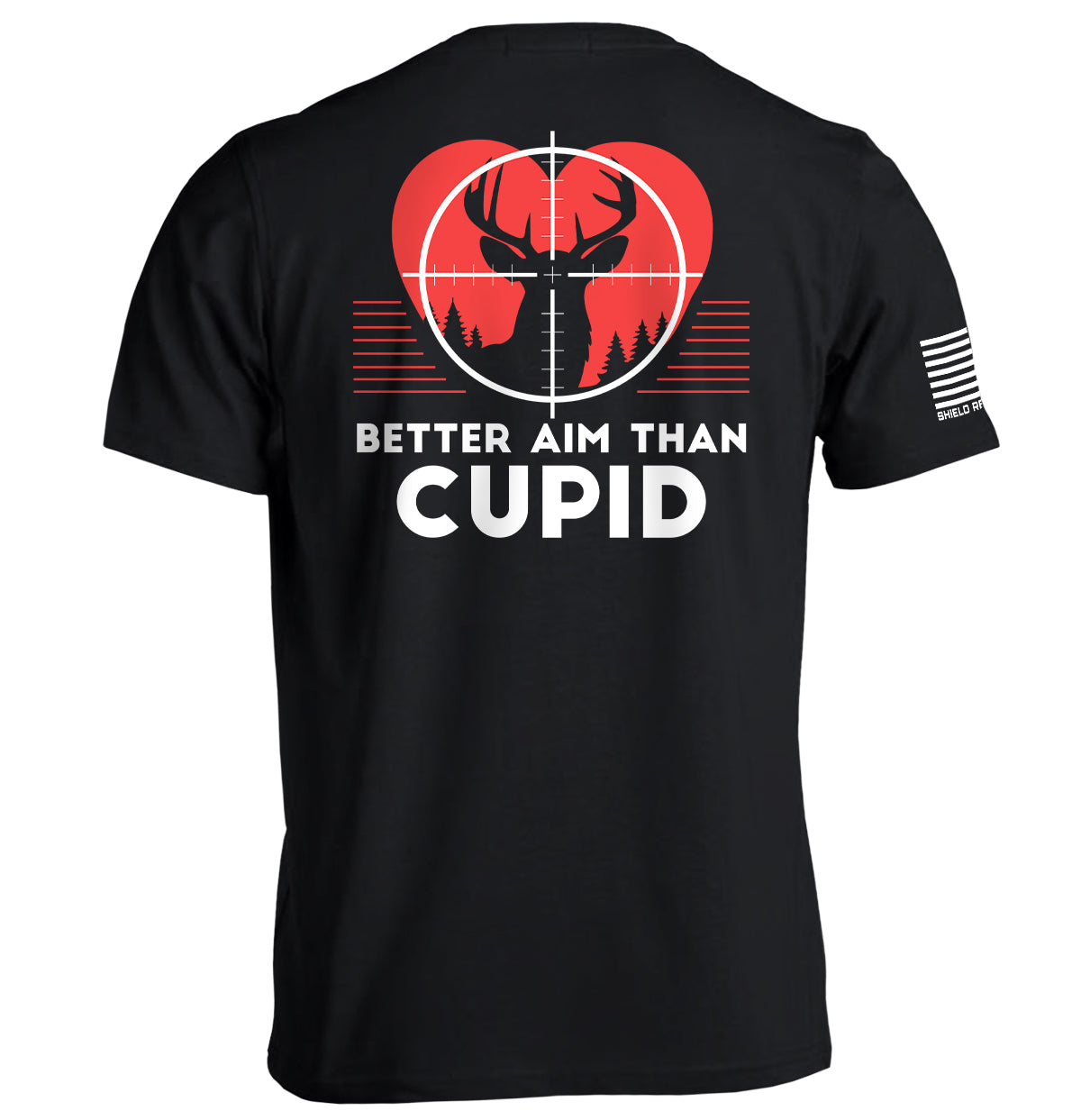 Better Aim Than Cupid Deer Shield Republic