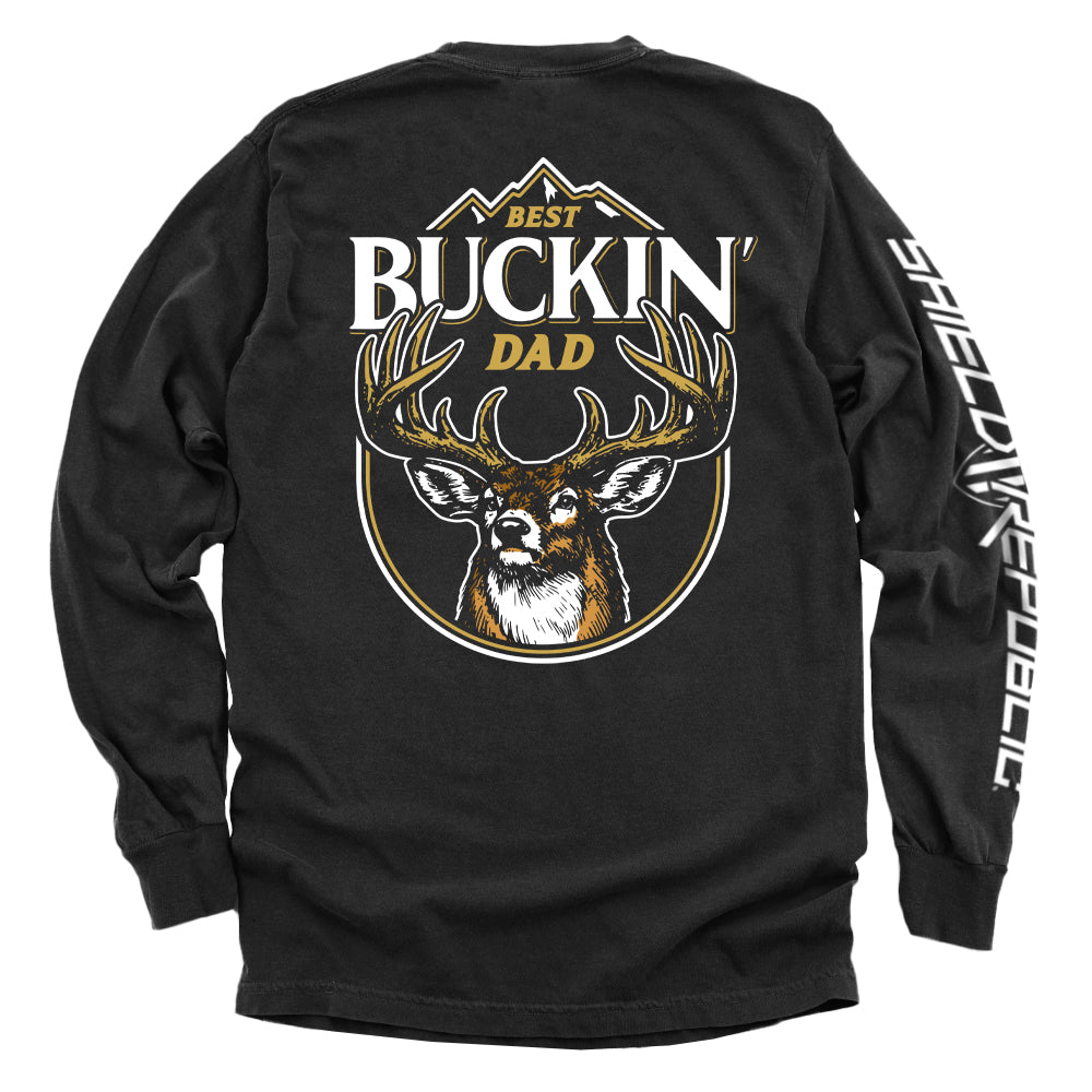Best Buckin' Dad Deer Shield Republic