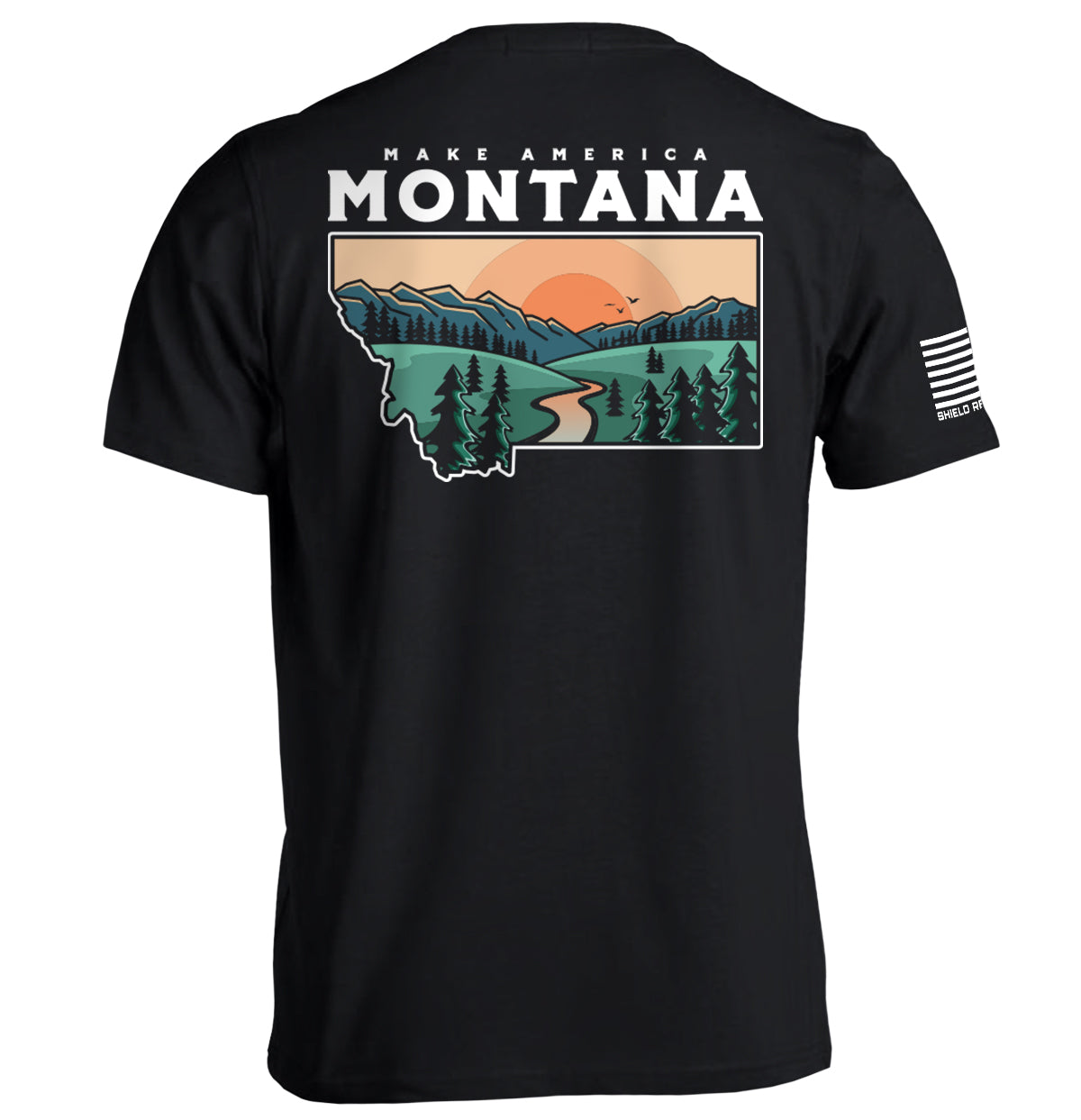 Make America Montana Shield Republic