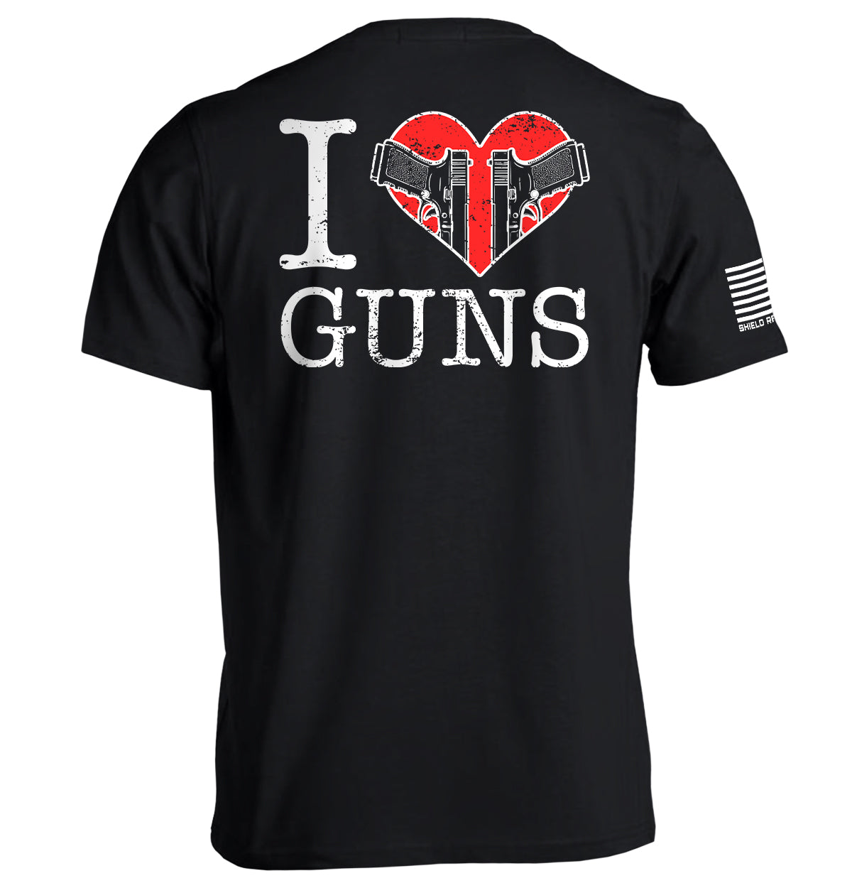 I Love Guns Shield Republic