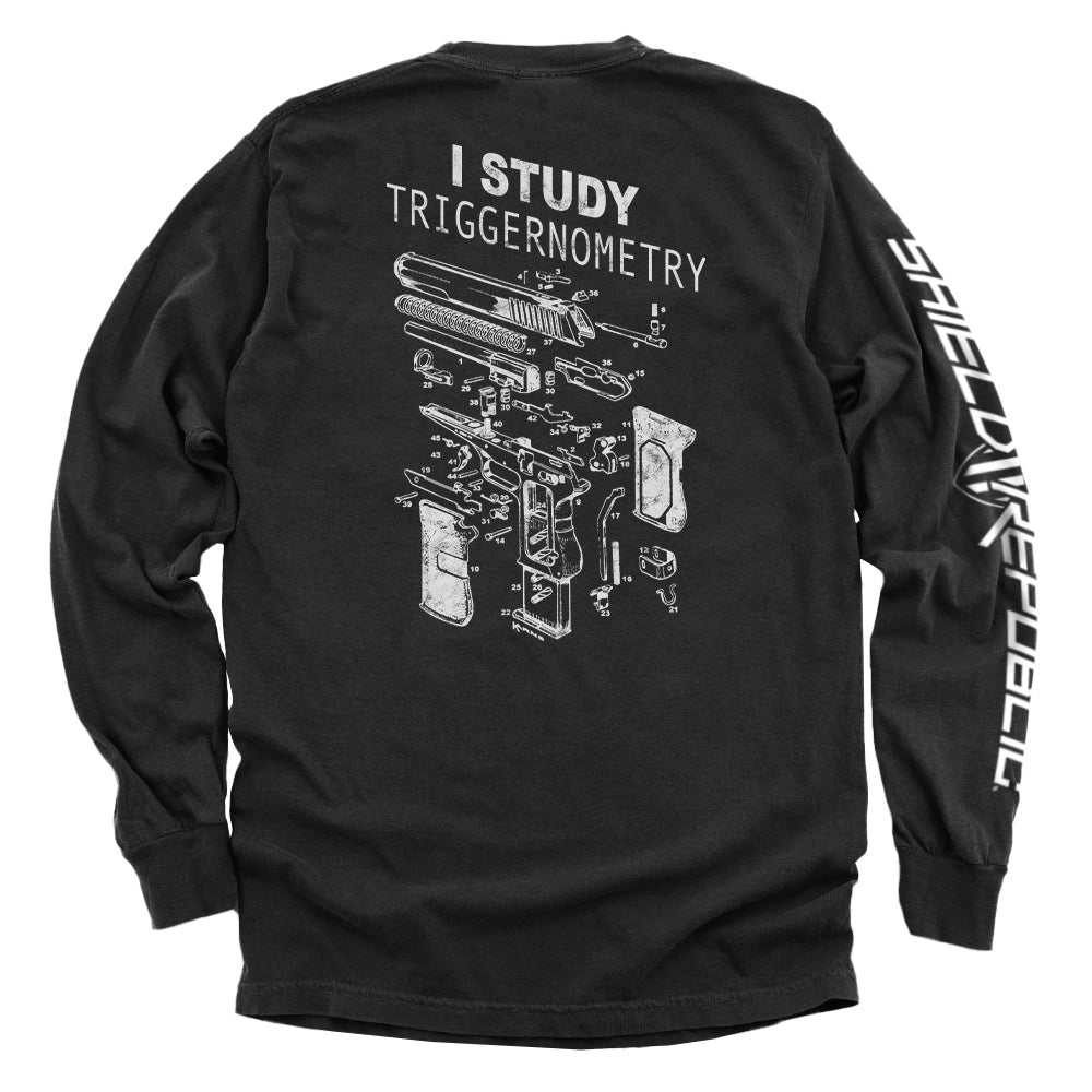 I Study Triggernometry Shield Republic