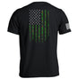 Irish Plaid American Flag Shield Republic