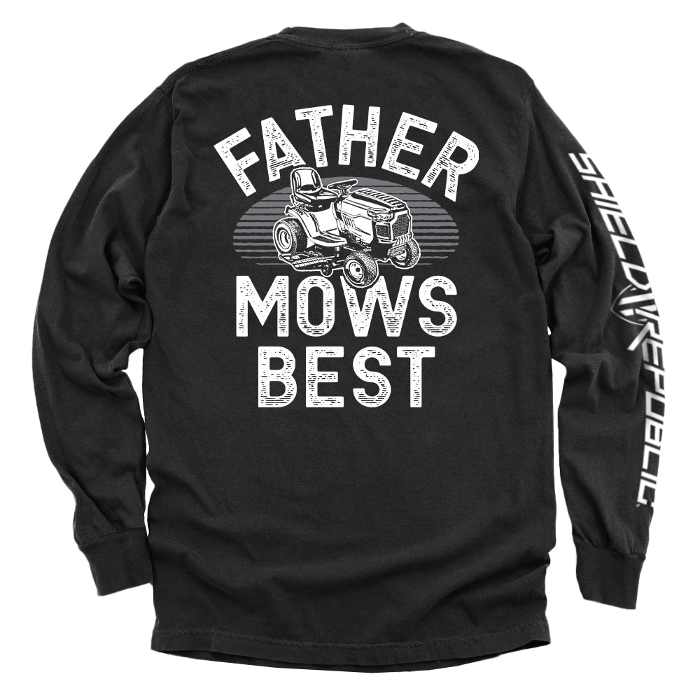 Father Mows Best Shield Republic