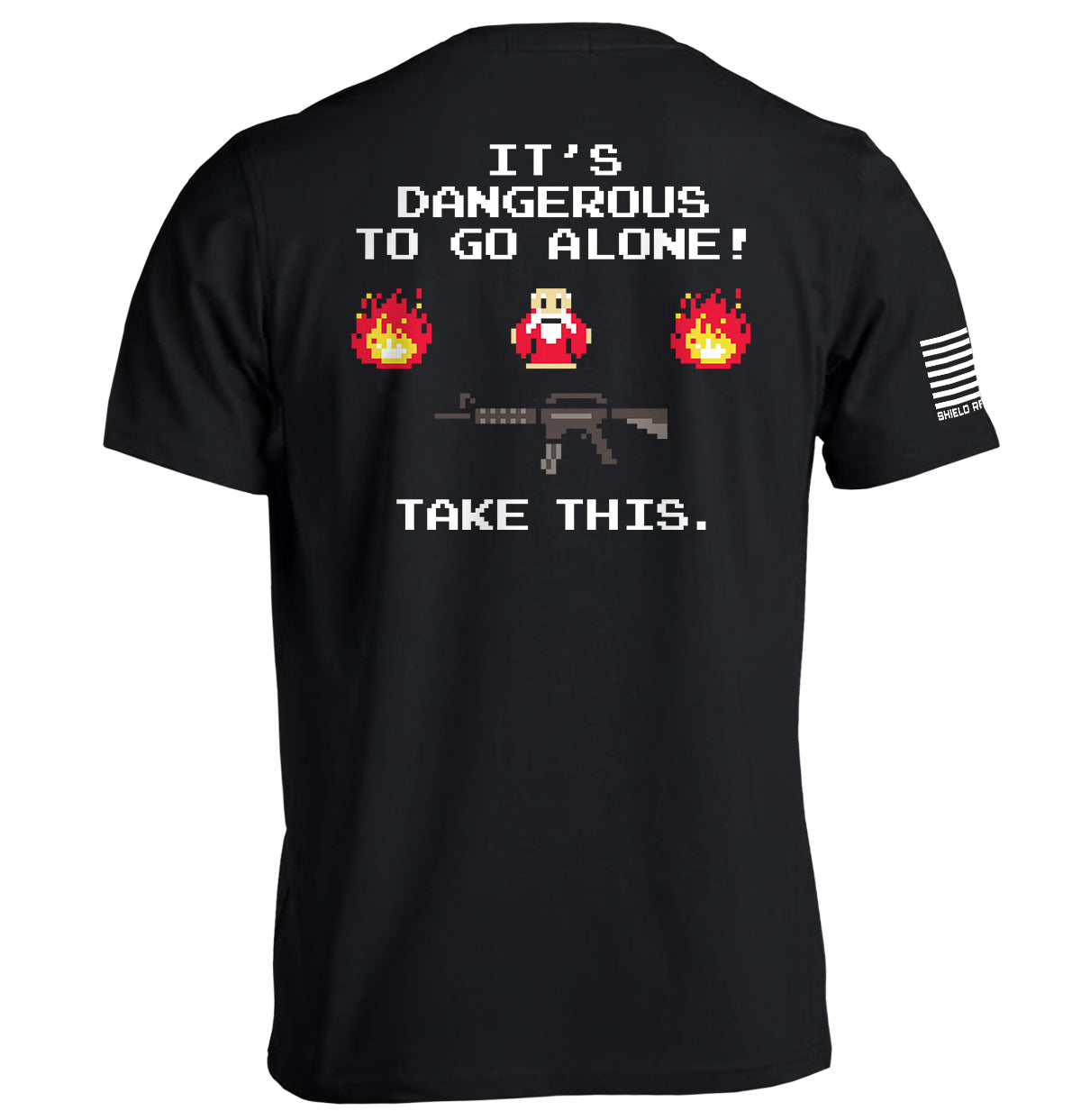 It's Dangerous to Go Alone Shield Republic