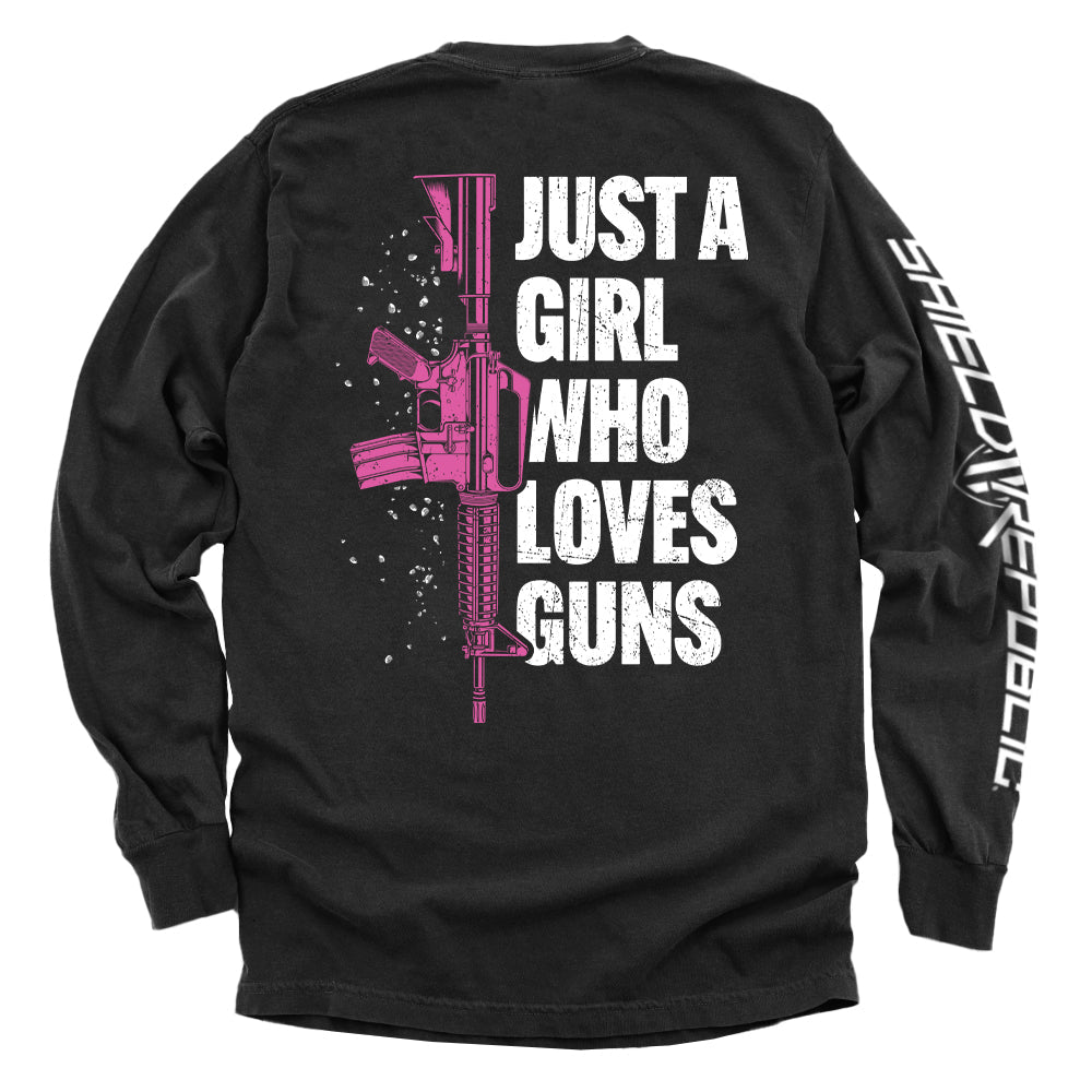 Just A Girl Who Loves Guns Shield Republic