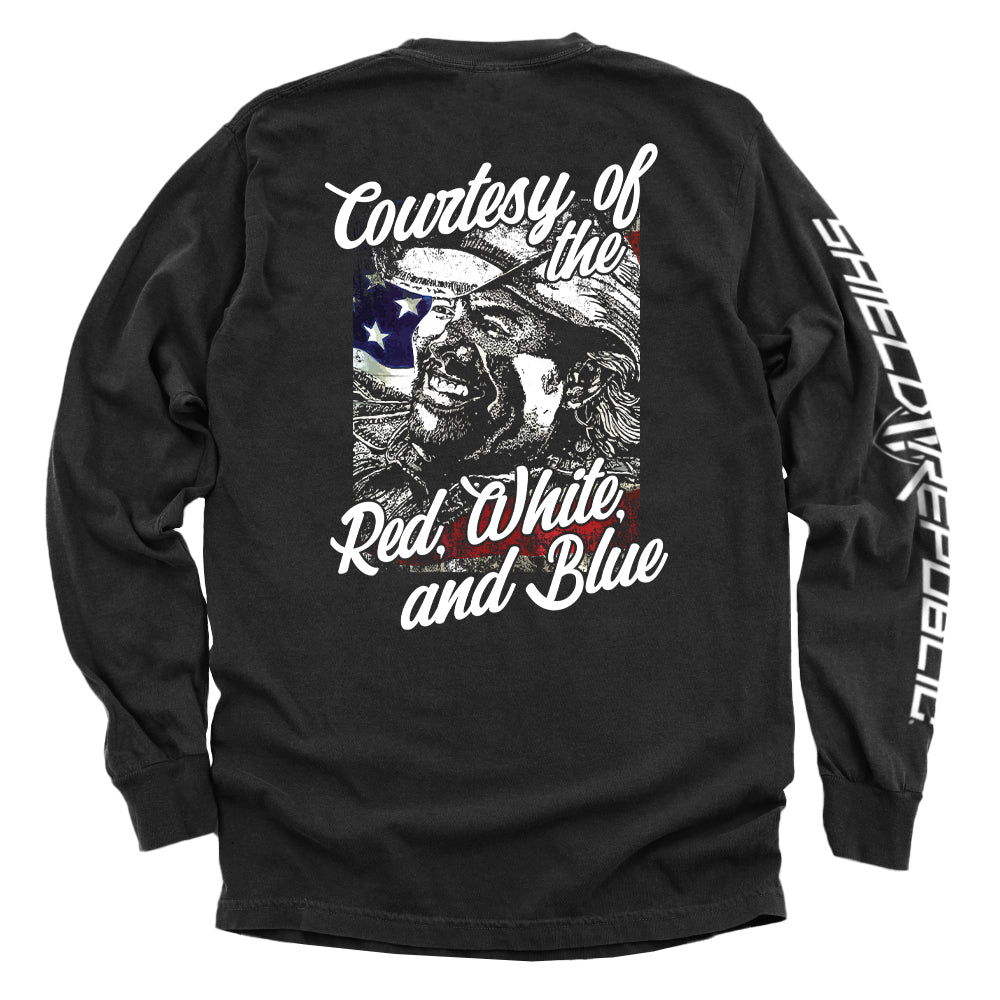 Courtesy Of The Red, White, And Blue Shield Republic