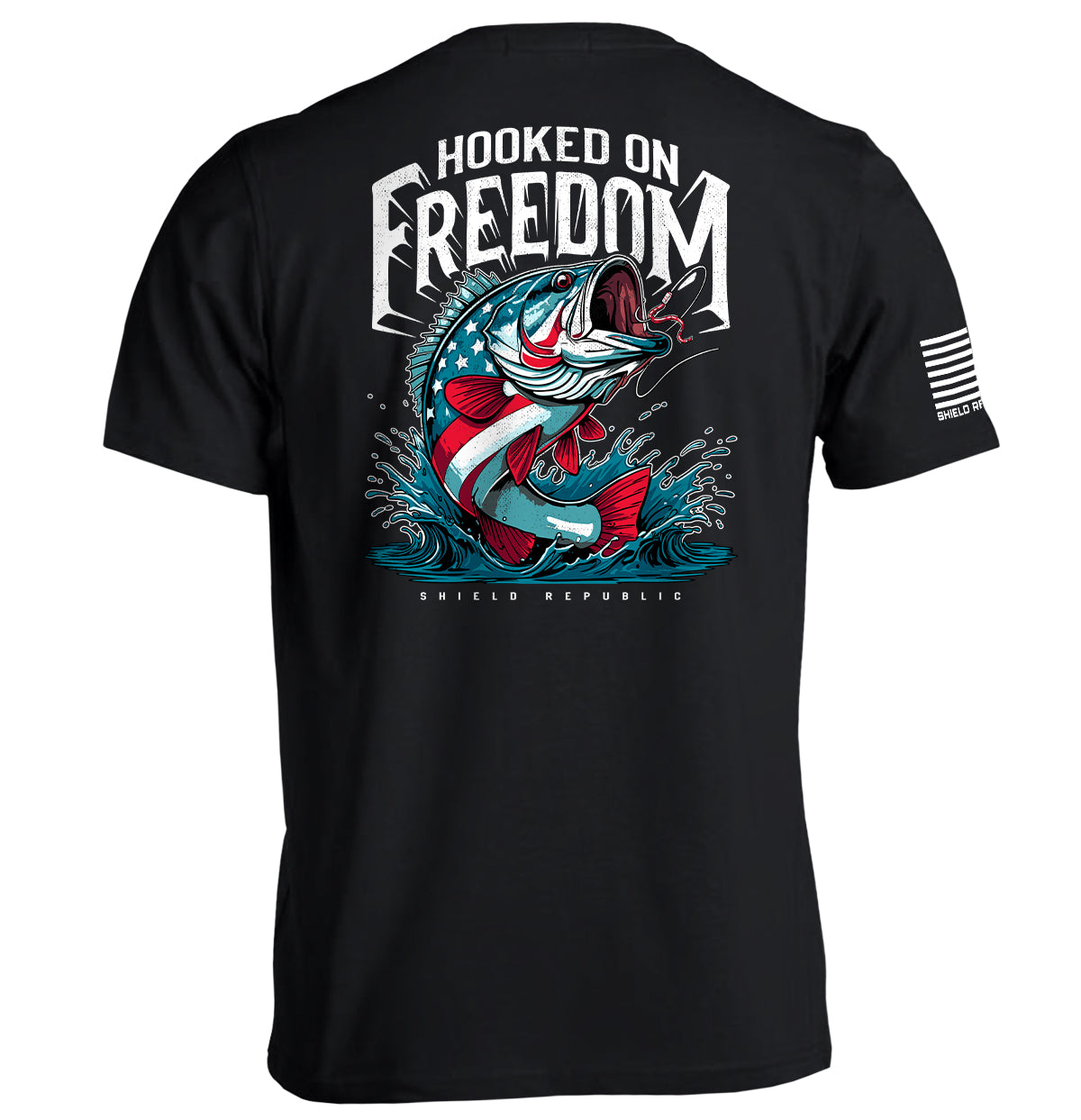 Hooked on Freedom Shield Republic