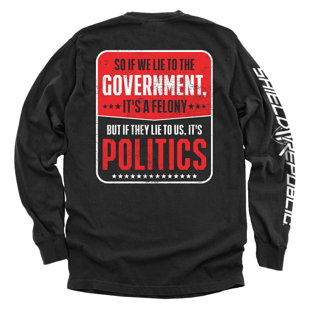 If We Lie To The Government Shield Republic