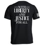 With Liberty And Justice For All Shield Republic