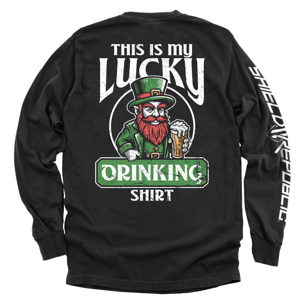 This Is My Lucky Drinking Shirt Shield Republic