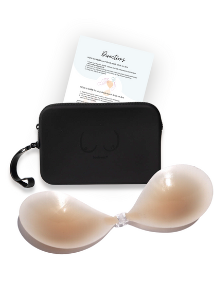 Match Maker - Silicone Travel Case + x1  Silicone Stick-On Bra - WSL Boob-eez