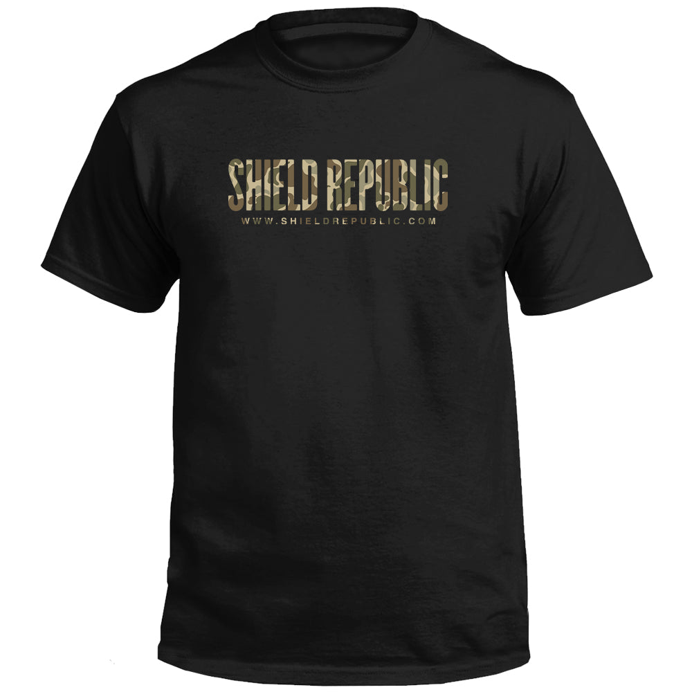 Shield Republic Duck Camo Banner Text (Front) Shield Republic
