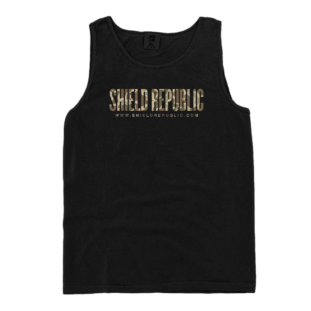 Shield Republic Duck Camo Banner Text (Front) Shield Republic