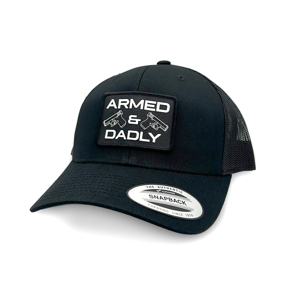 Armed & Dadly (Woven Patch) Shield Republic