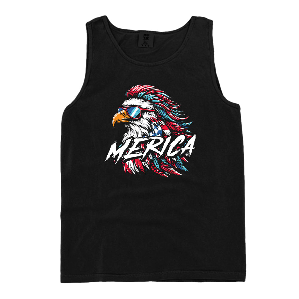 Merica Mullet Eagle Shield Republic