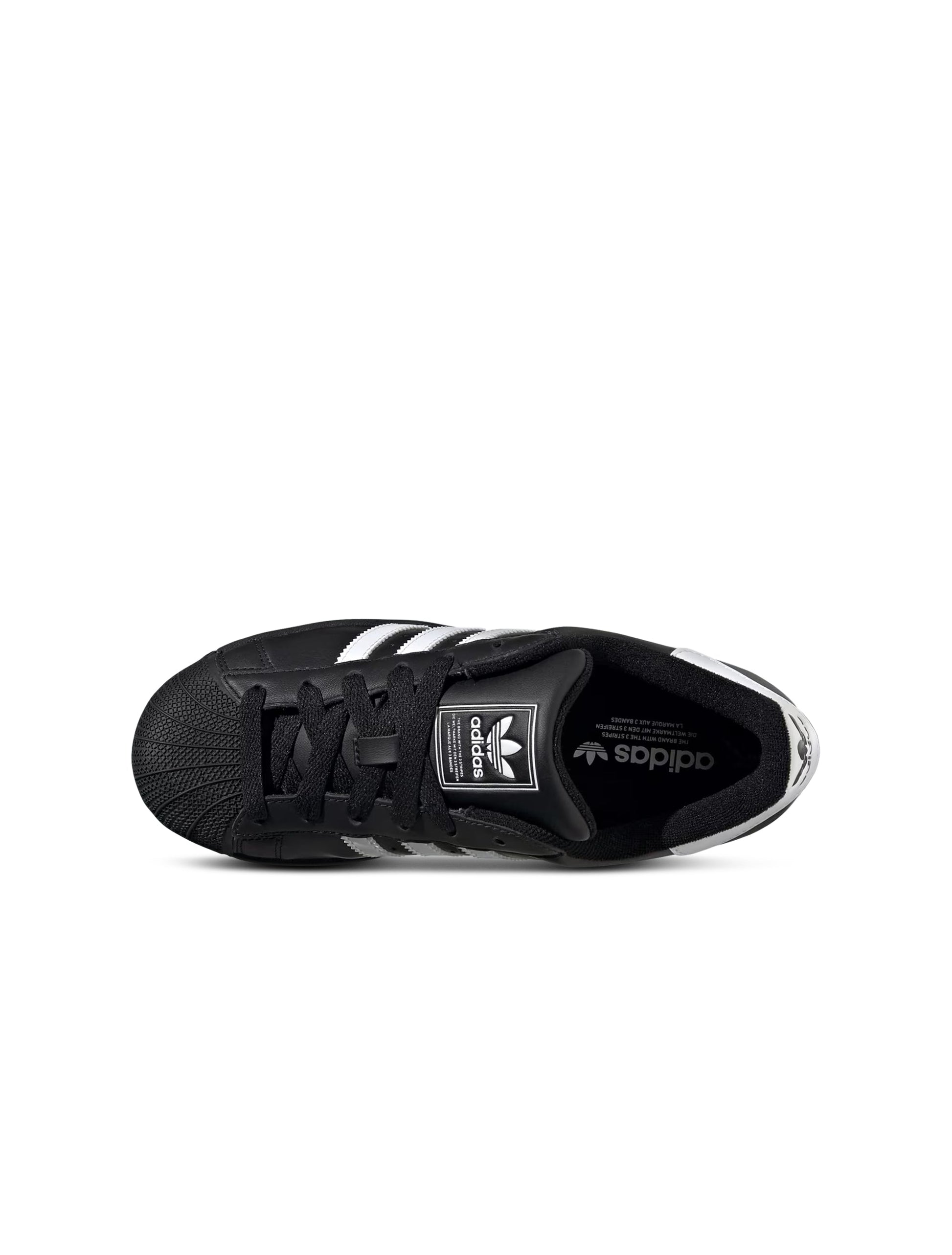 Adidas Womens Superstar II - Black/White Denim Exchange