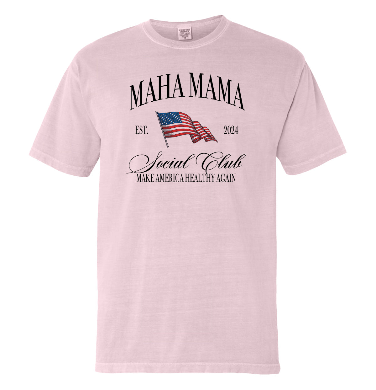 MAHA Mama Social Club (Front Print) Shield Republic