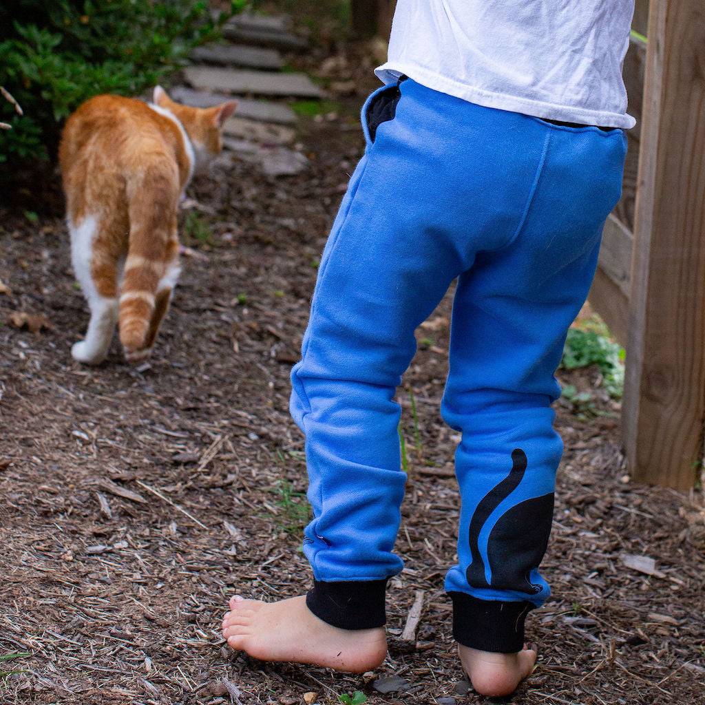Cat and Yarn Fuzzy Fleece Joggers with Pockets Princess Awesome & Boy Wonder