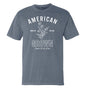American Grown Raised To Be Free (Front) Shield Republic