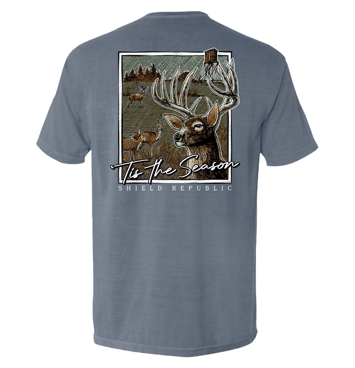 Tis the Season Deer Shield Republic
