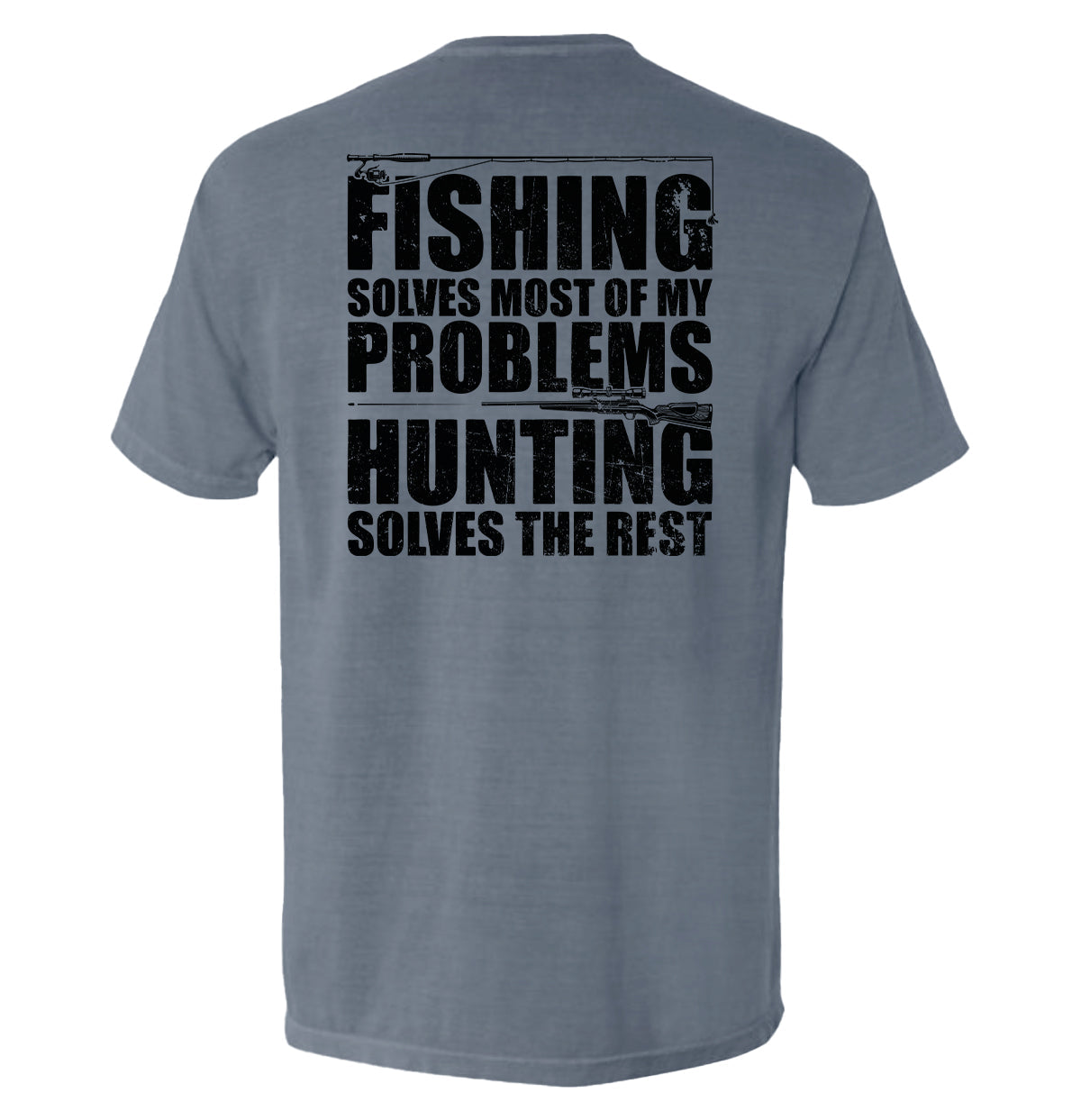 Fishing Solves Most Of My Problems Shield Republic