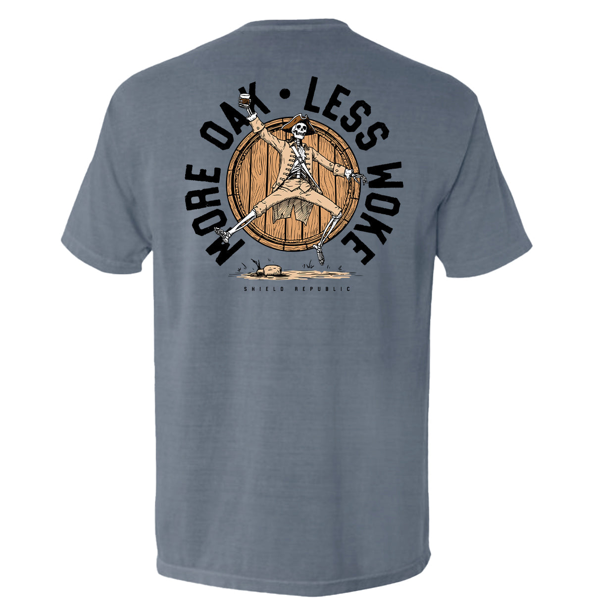 More Oak Less Woke Shield Republic