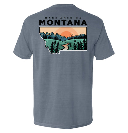 Make America Montana Shield Republic