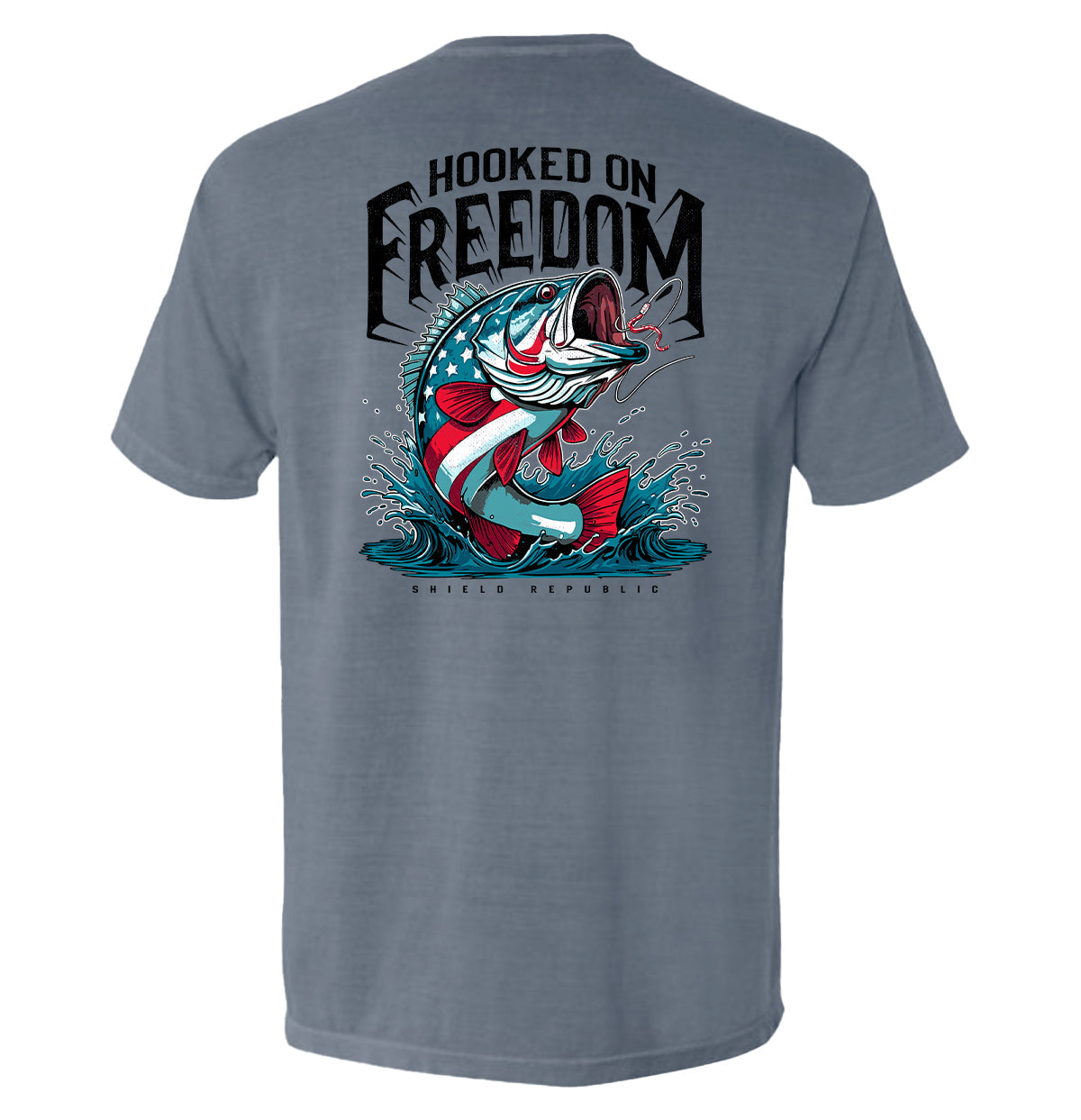 Hooked on Freedom Shield Republic