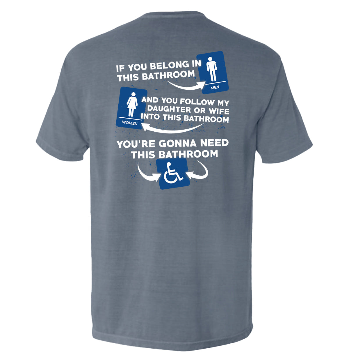 If You Belong In This Bathroom Shield Republic