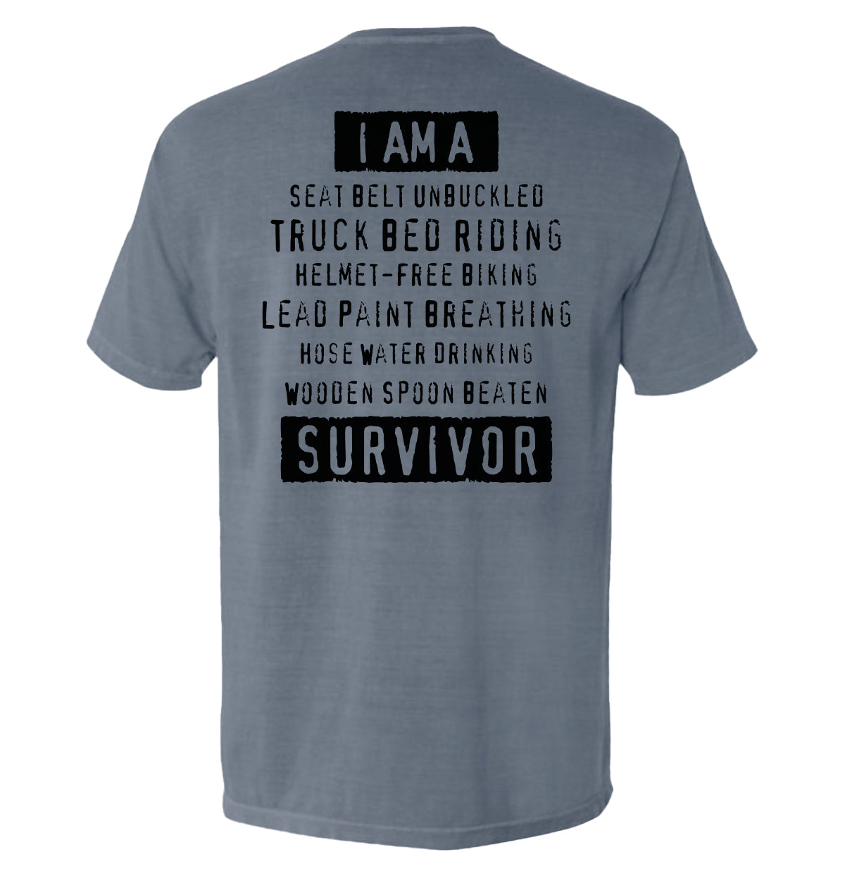 I'm A Hard Times Survivor Shield Republic