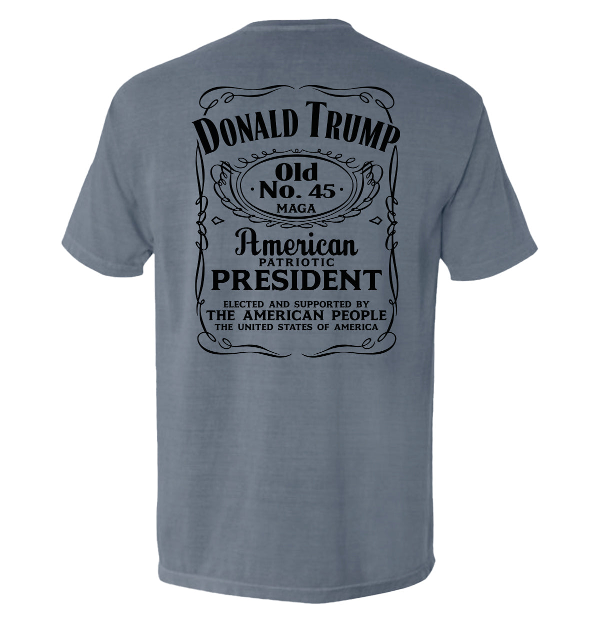 Donald Trump Old No. 45 Label Shield Republic