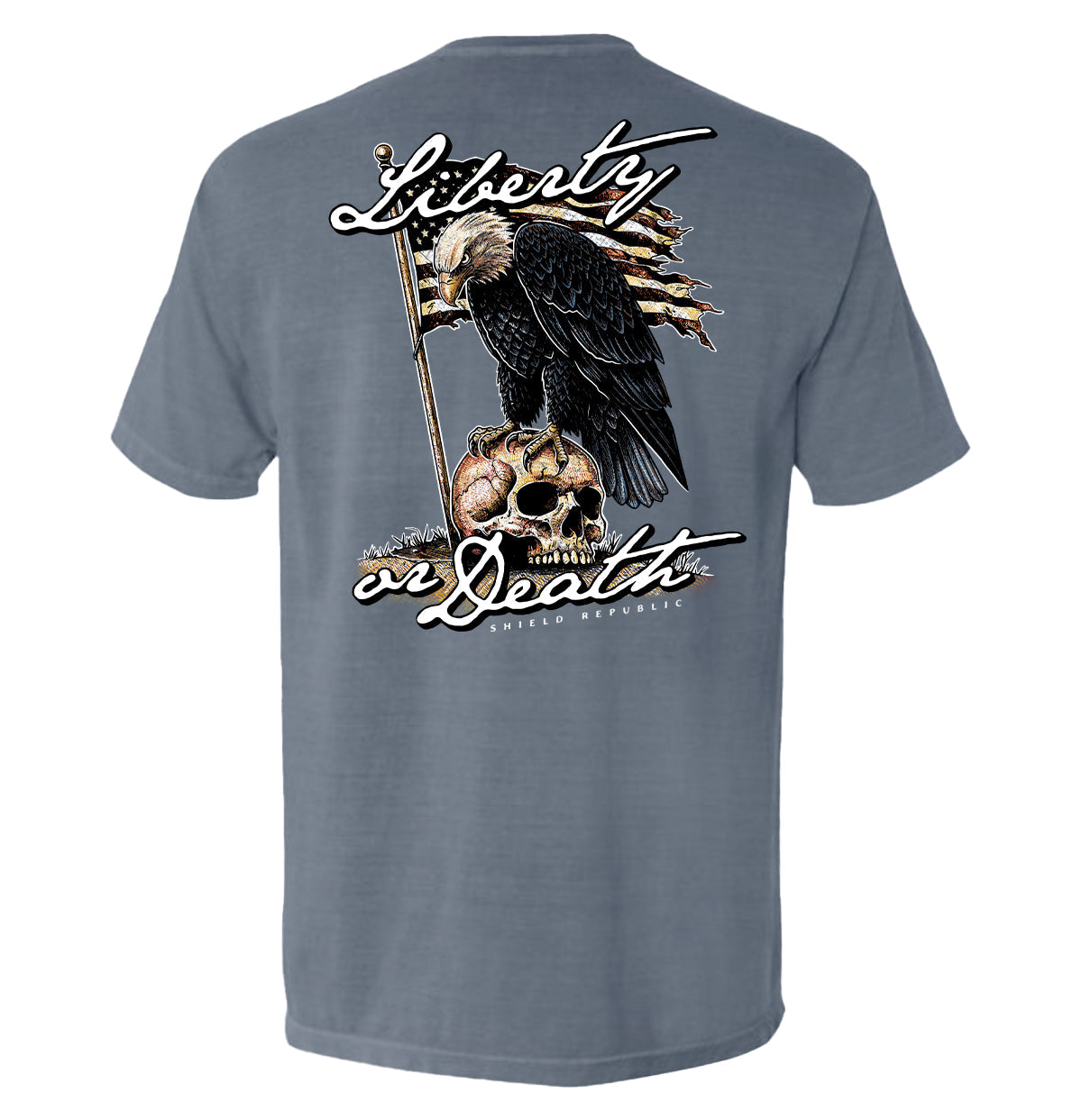 Liberty or Death Eagle Shield Republic