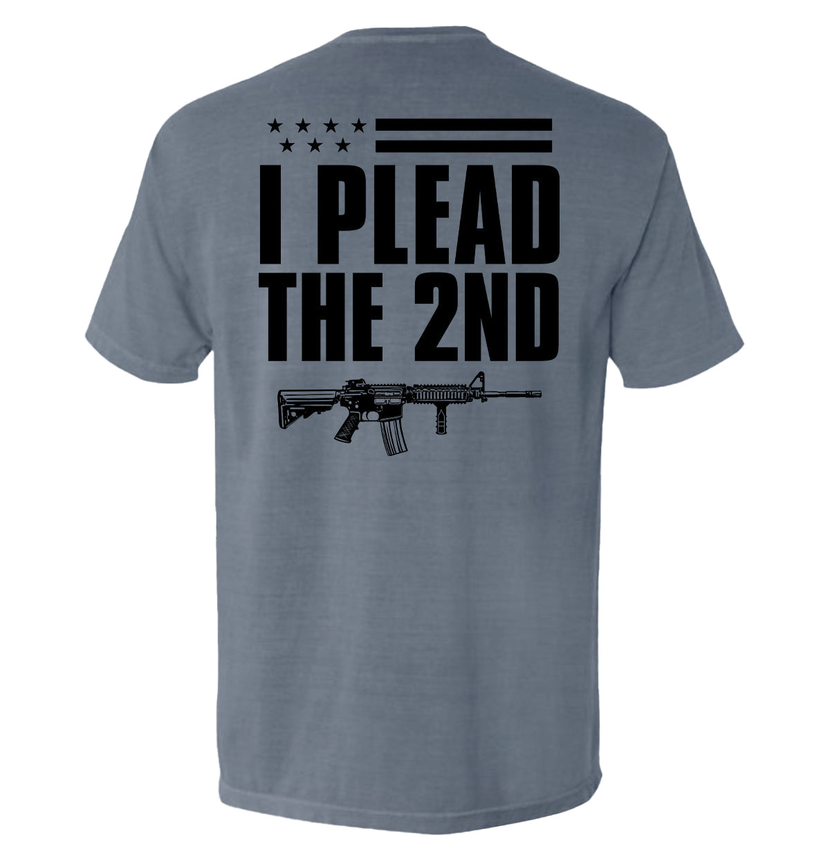 I Plead The 2nd (Back Print) Shield Republic