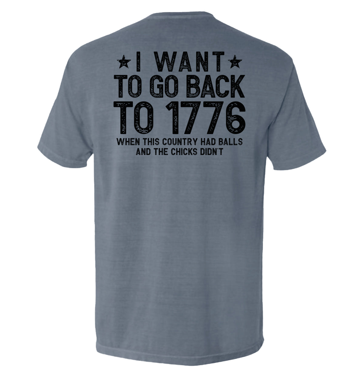 I Want To Go Back To 1776 Shield Republic