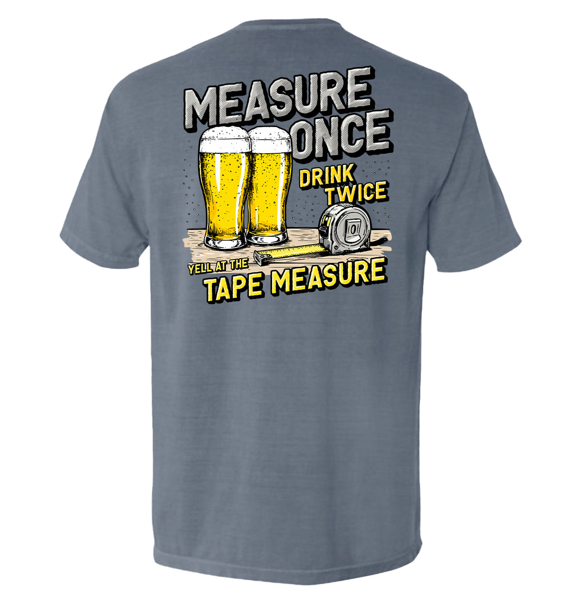 Measure Once Drink Twice Shield Republic