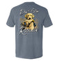 Don't Stop Retrievin Yellow Lab Shield Republic