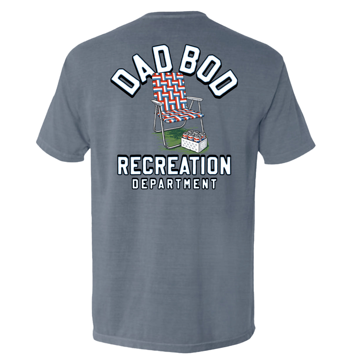 Dad Bod Recreation Department Shield Republic