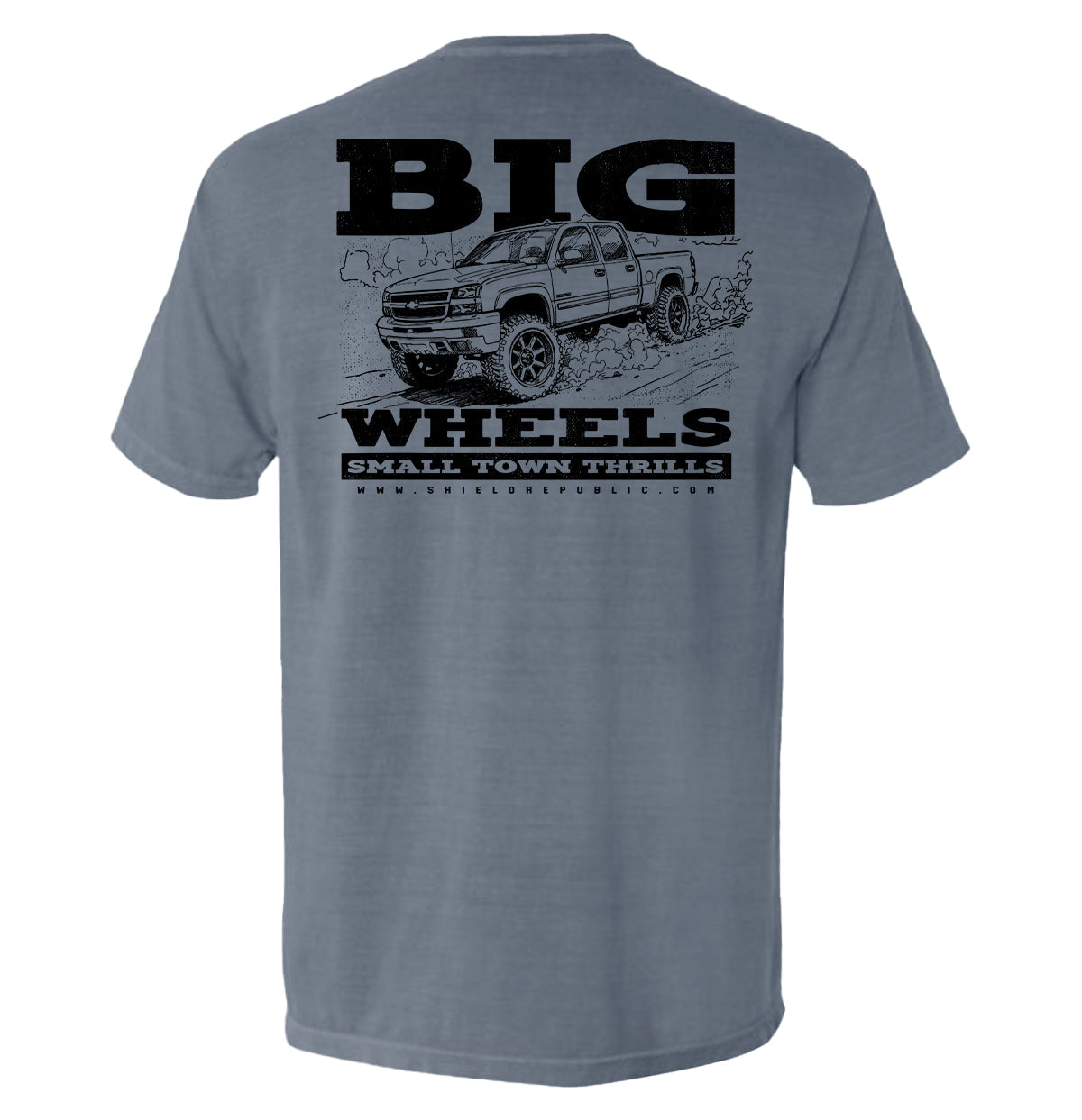 Big Wheels Small Town Thrills Shield Republic