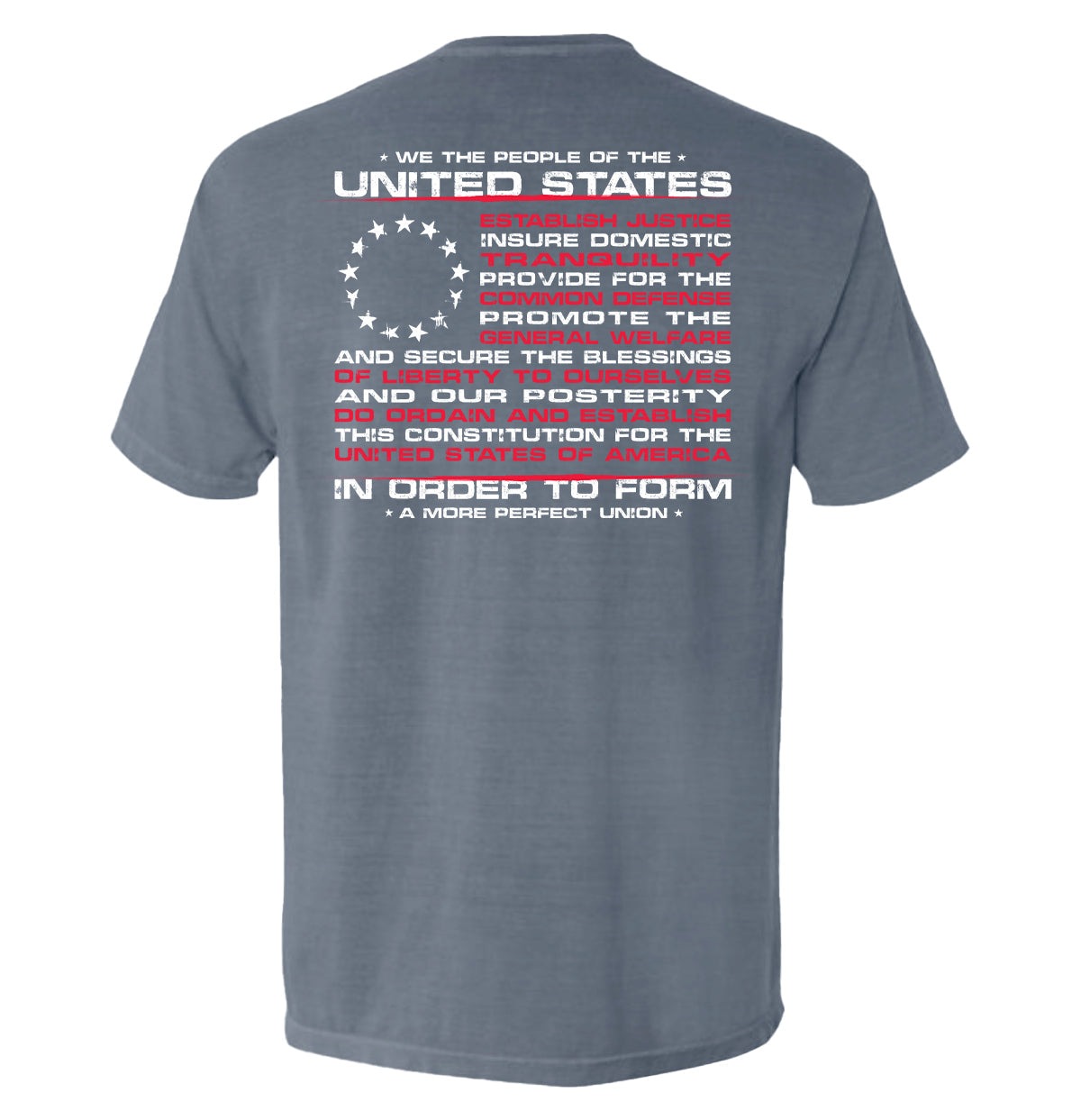 We the People of the United States of America In Order to Form a More Perfect Union Shield Republic