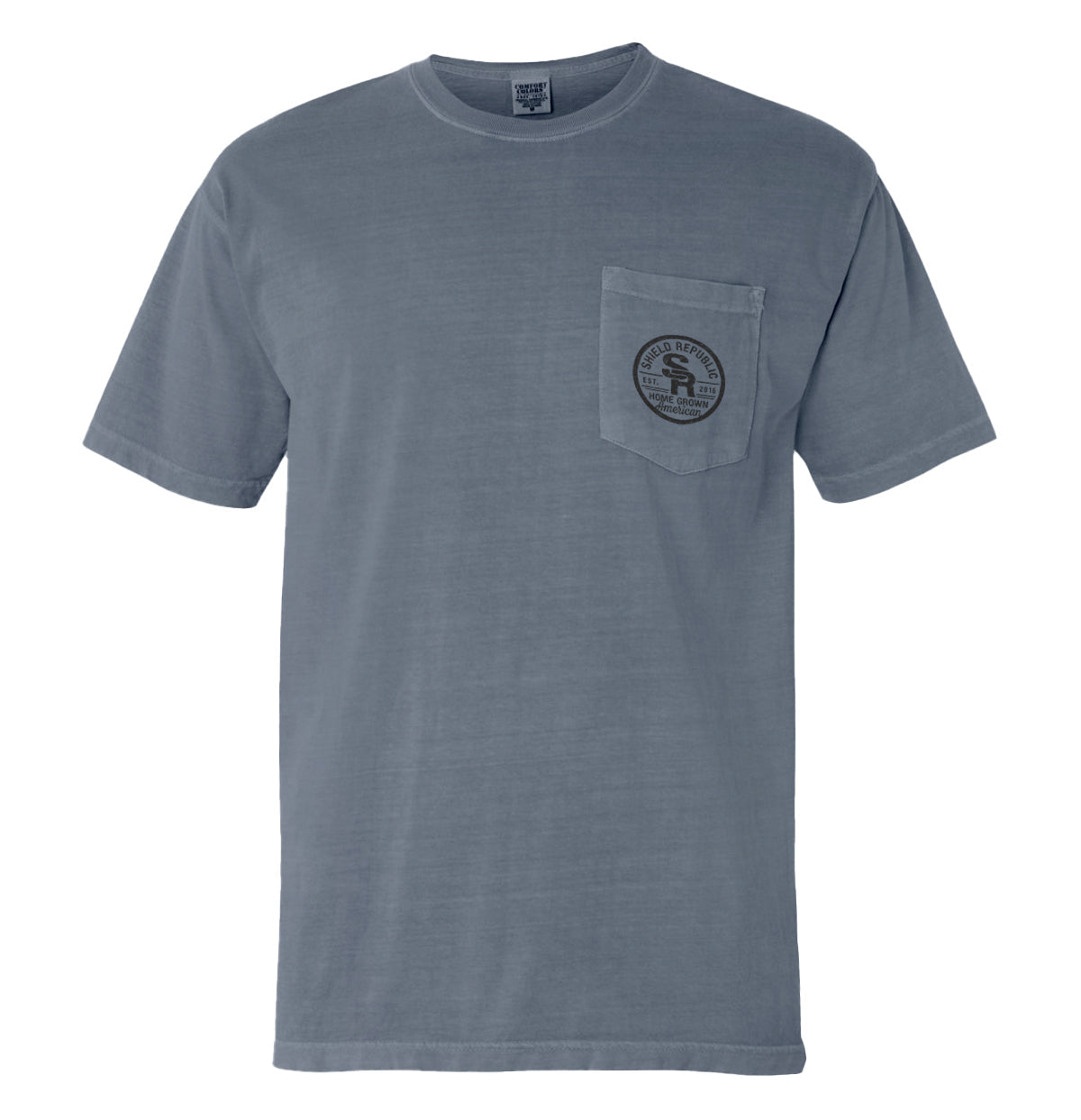 Backyards and Busted Knuckles Pocket Tee Shield Republic