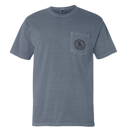 Backyards and Busted Knuckles Pocket Tee Shield Republic