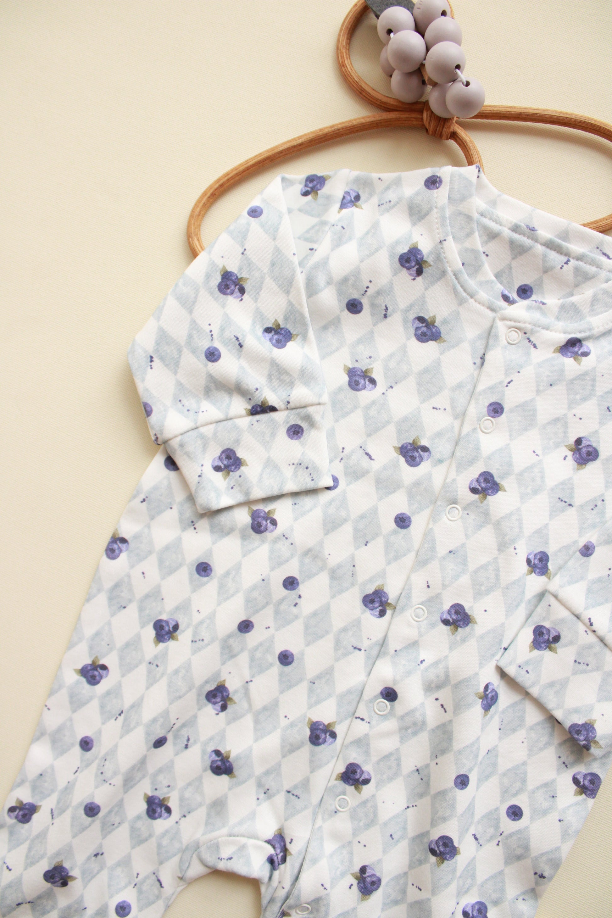 Blueberry Onesie Honey and Hive